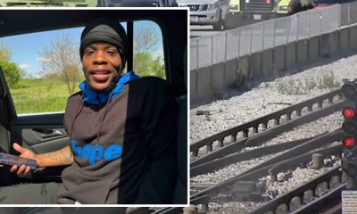 CTA Red Line tracks inset Kyle Bickham 29 pushed from moving Red Line train near 69th Street station September 7 2026 fell electrified third rail struck oncoming train pronounced dead at scene three suspects at large Area One detectives investigating homicide.